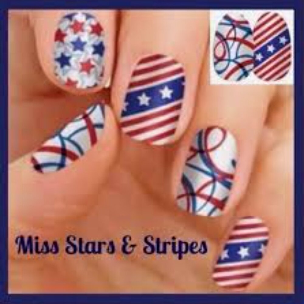 Color Street Miss stars and stripes
